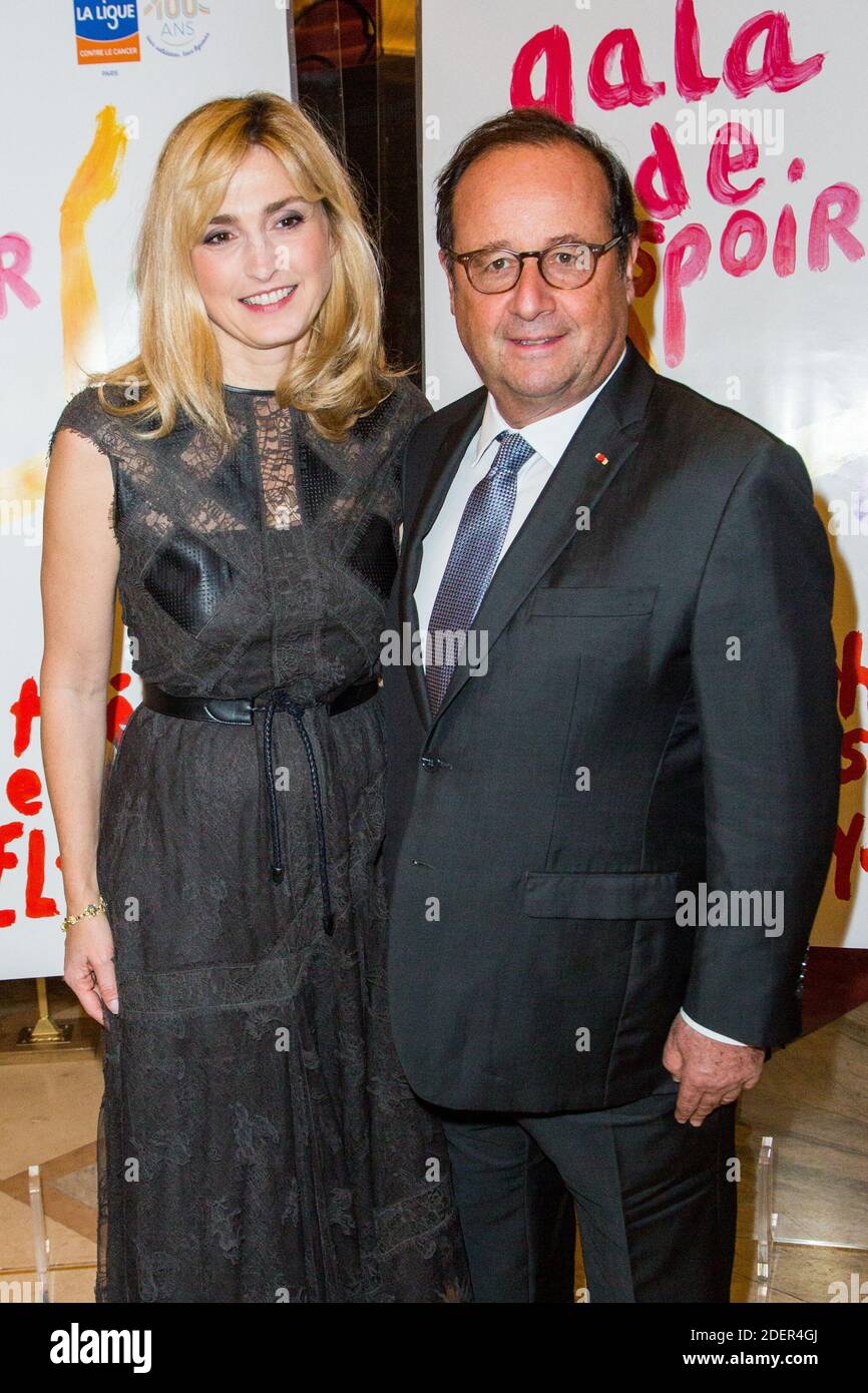 Julie Gayet and former President Francois Hollande during the 27th L