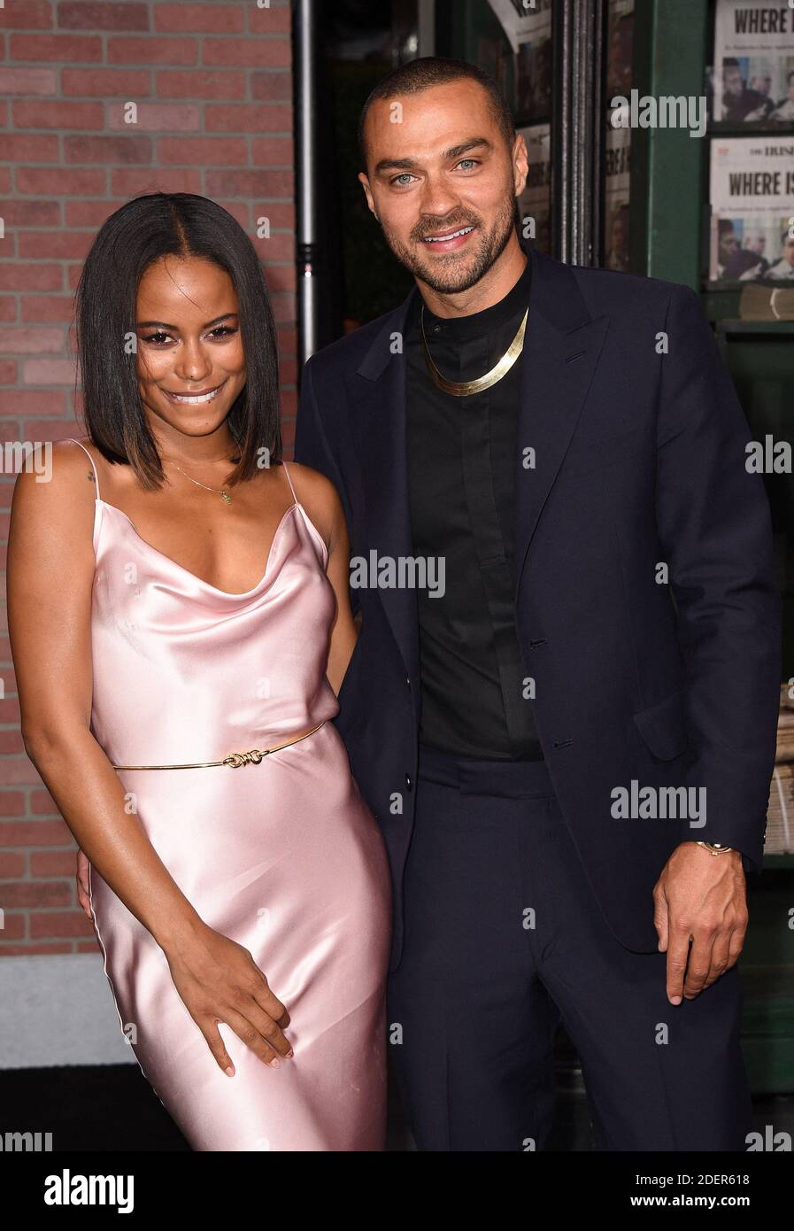 Jesse Williams, Taylour Paige attend the Premiere of Netflix's 'The Irishman' at TCL Chinese Theatre on October 24, 2019 in Los Angeles, CA, USA. Photo by Lionel Hahn/ABACAPRESS.COM Stock Photo