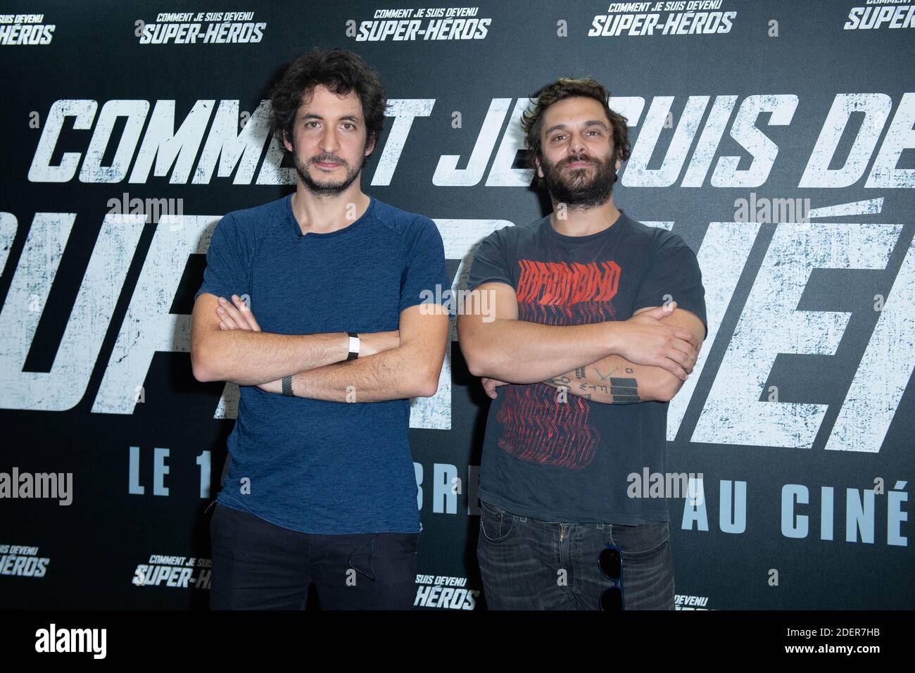 Douglas Attal And Pio Marmai Attending The Comment Je Suis Devenu Super Heros Premiere As Part Of The Comic Con Paris 2019 At The Grande Halle De La Villette In Paris France