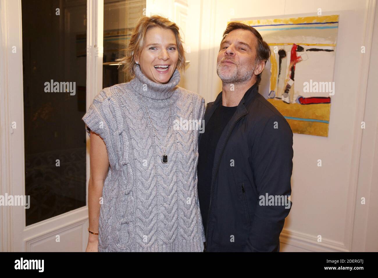France Pierron et Ronald Guintrange lors du vernissage de l'exposition