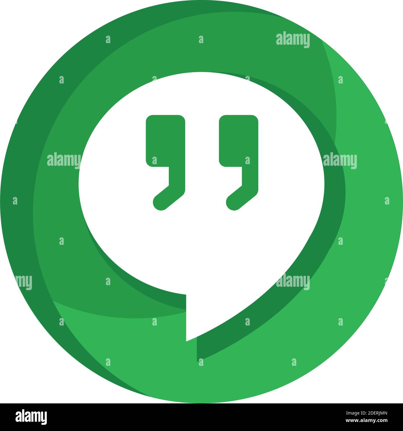 hangouts social media logo flat style icon Stock Vector Image & Art - Alamy