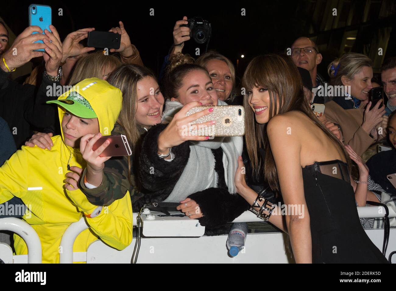 Iris Mittenaere arriving to the 21st NRJ Music Awards ceremony held at