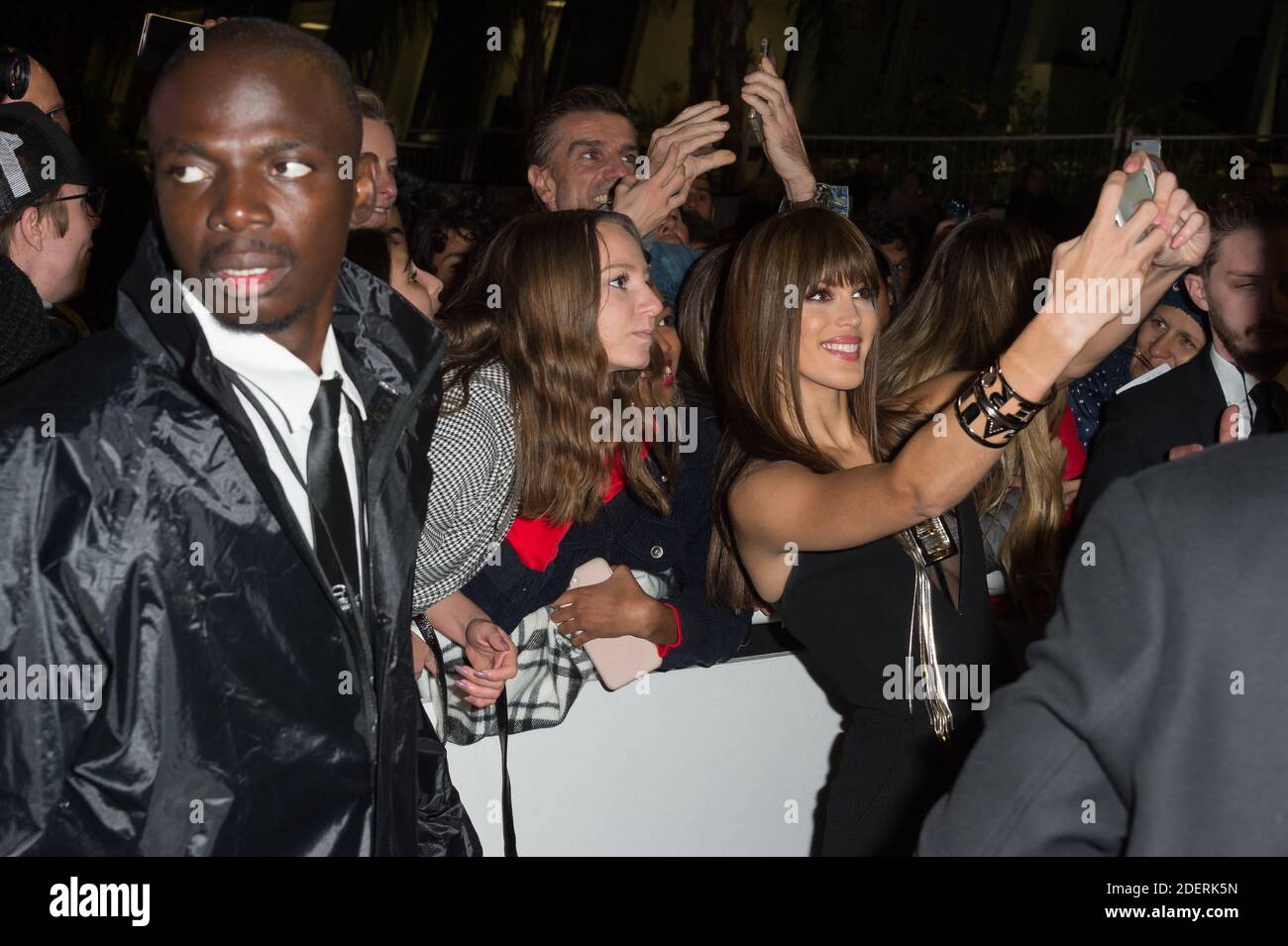 Iris Mittenaere arriving to the 21st NRJ Music Awards ceremony held at