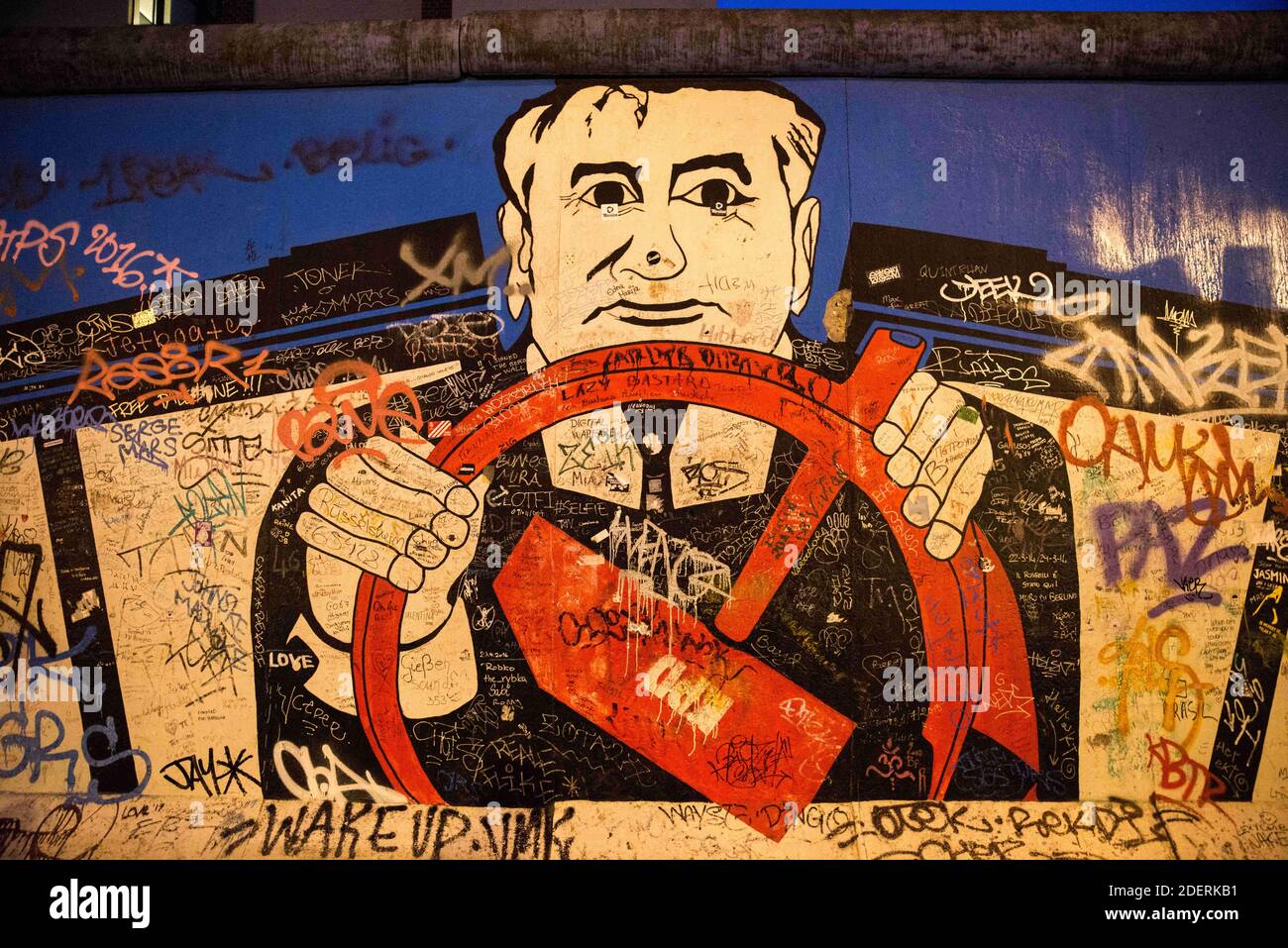 File picture Illustration of Berlin Wall in Berlin , Germany, on May