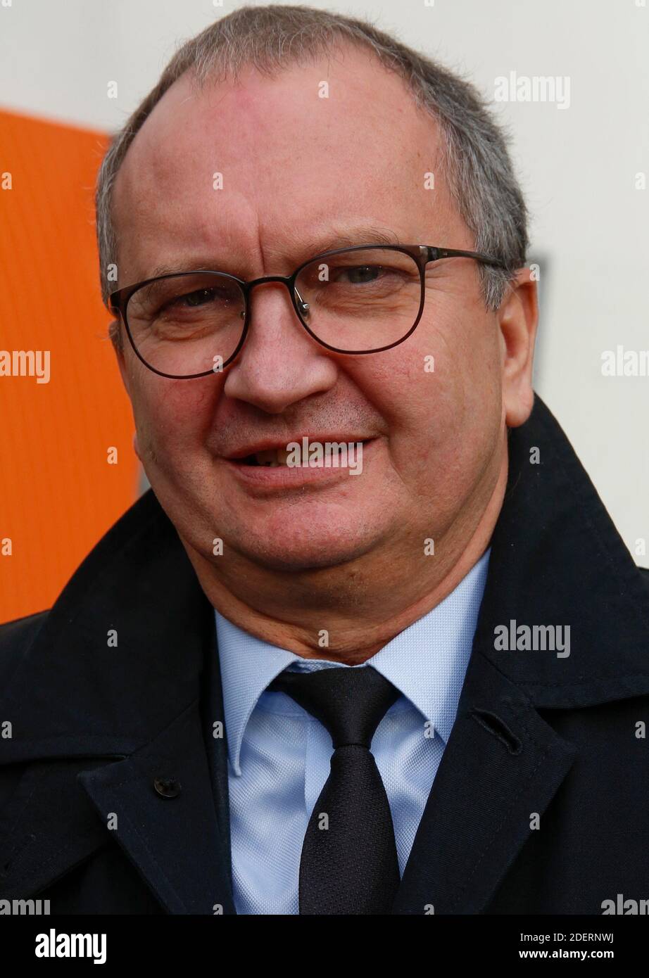 Jacques Chanut President de la FFB Federation Francaise du Batiment lors de  la presentation des actions de lutte contre la fraude et amelioration de  information en matiere de renovation energetique. Paris, France, le 12  novembre 2019. Photo by Vernier ...