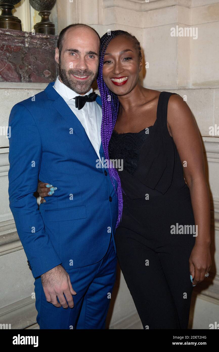 Geoffroy Jeff Tekeyan and his wife Nadege BeaussonDiagne attending the