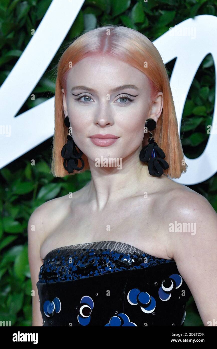 Zara Larsson attending the Fashion Awards 2019 at the Royal Albert Hall ...
