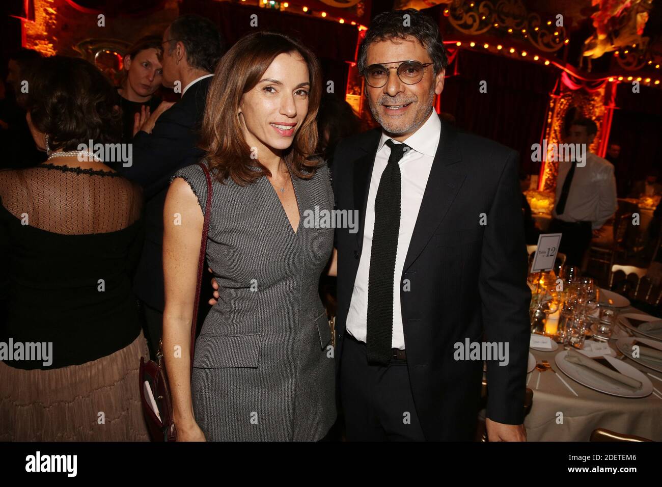 Aure Atika et Pascal Elbé lors du Diner de Gala du Festival Series