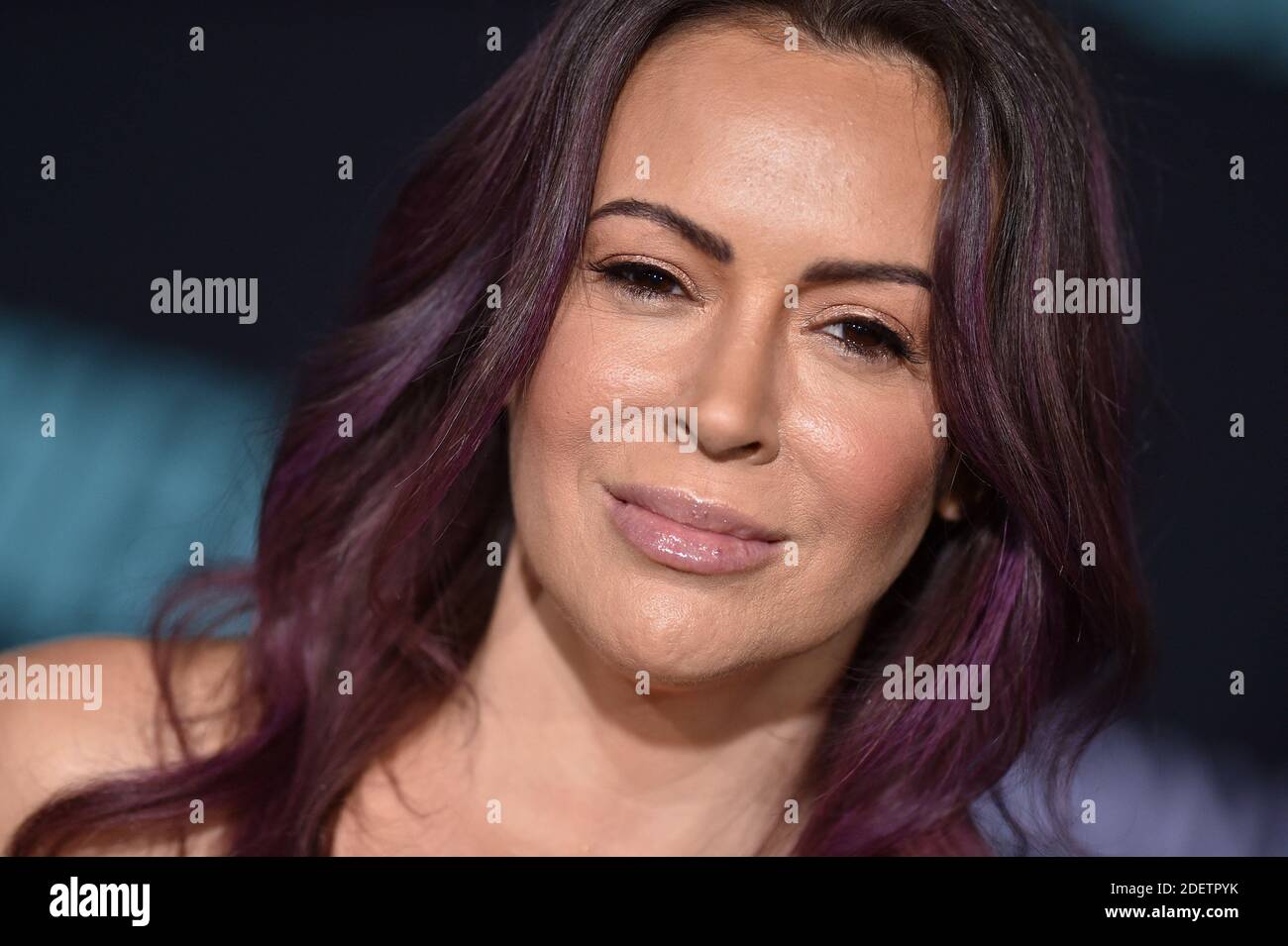 Alyssa Milano attends a Special Screening of Liongate's "Bombshell" at