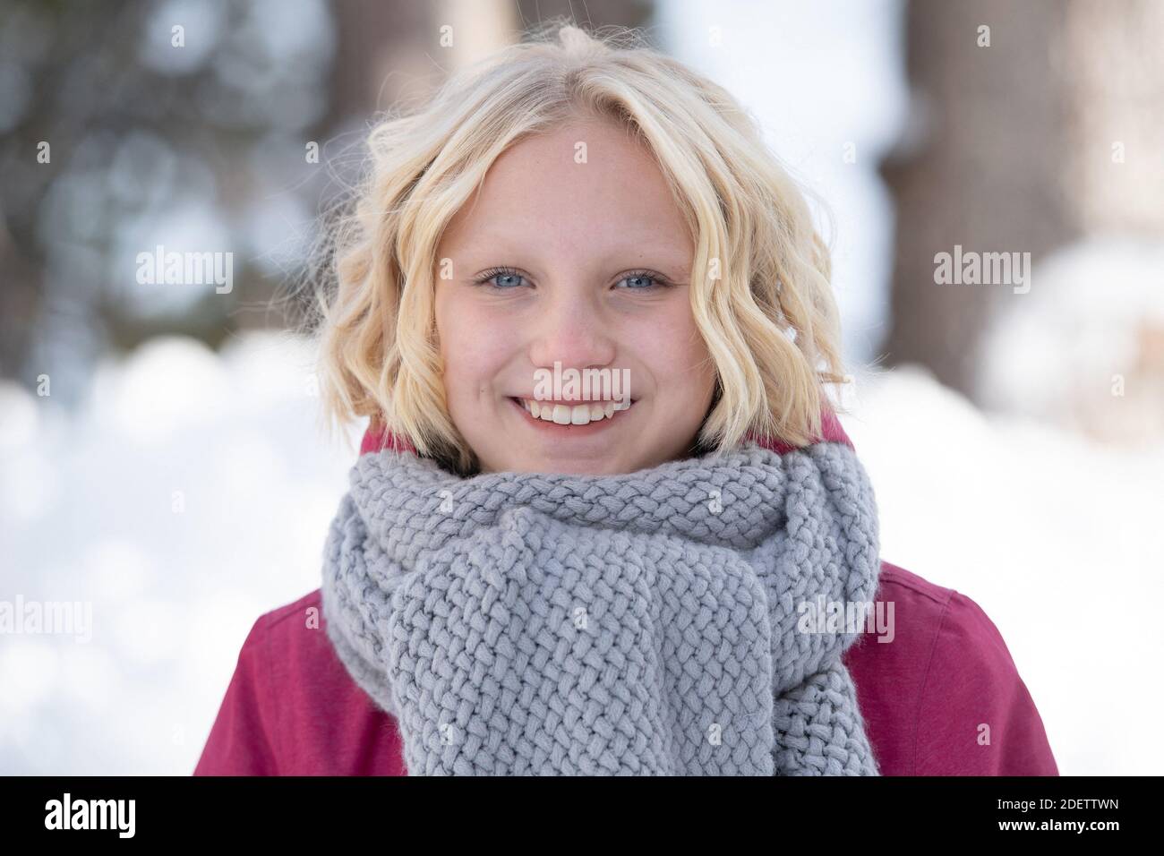 Helena Zengel attending a photo session during the 11th Les Arcs Film