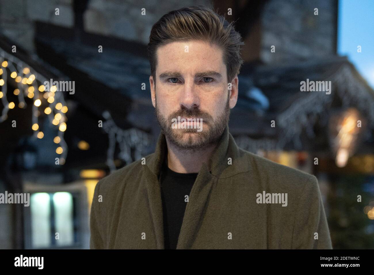 Kevin Janssens attending a photo session during the 11th Les Arcs Film Festival in Les Arcs, France on December 16, 2019. Photo by Aurore Marechal/ABACAPRESS.COM Stock Photo
