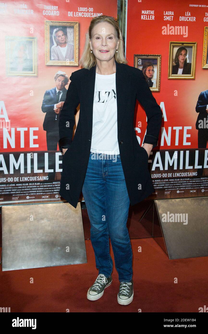 Marthe Keller arriving at 'La Sainte Famille' Film premiere at UGC Les