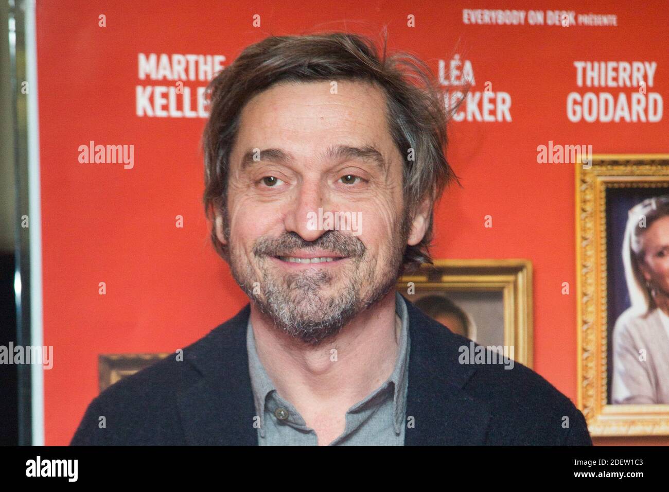 LouisDo de Lencquesaing arriving at 'La Sainte Famille' Film premiere