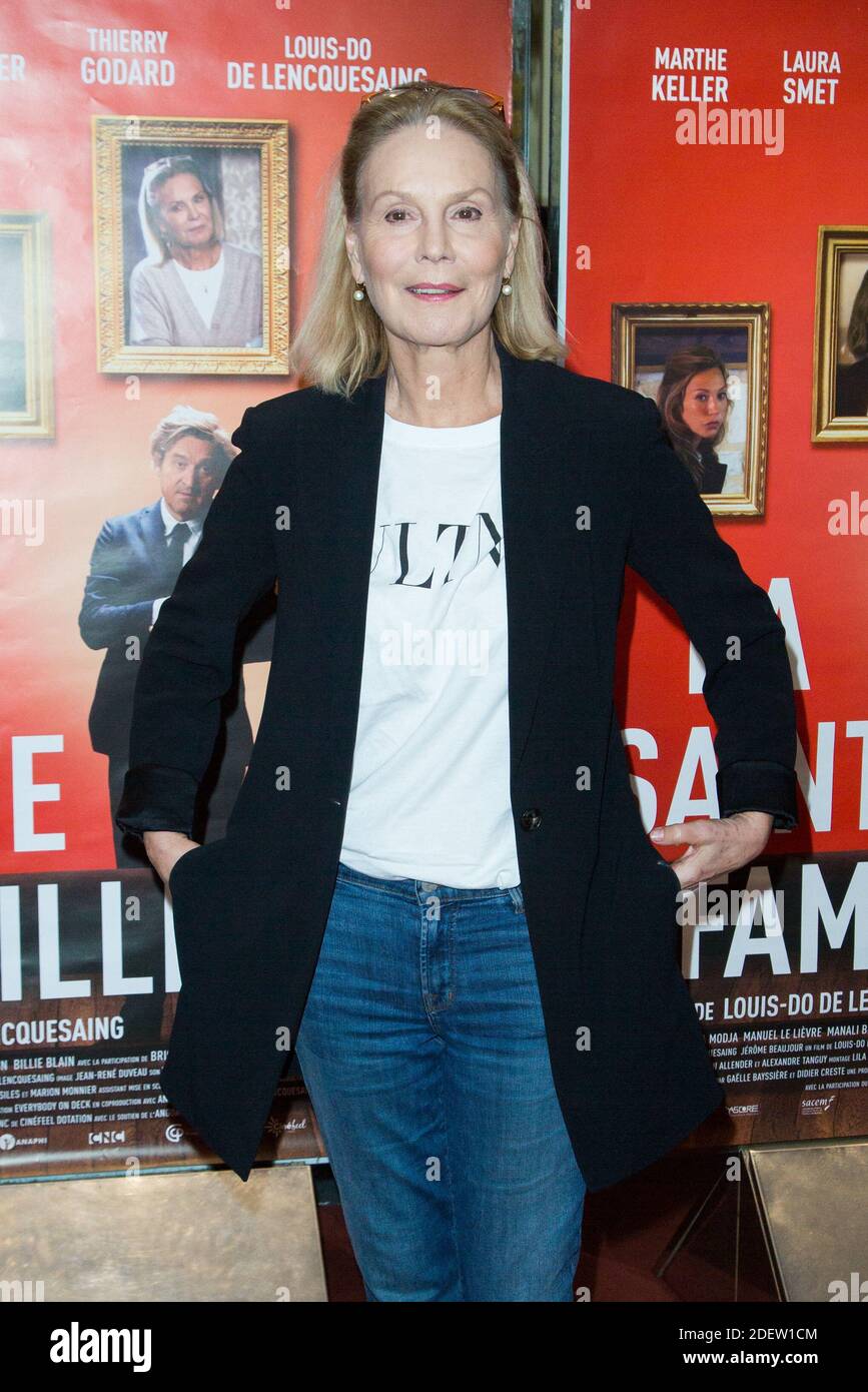 Marthe Keller arriving at 'La Sainte Famille' Film premiere at UGC Les