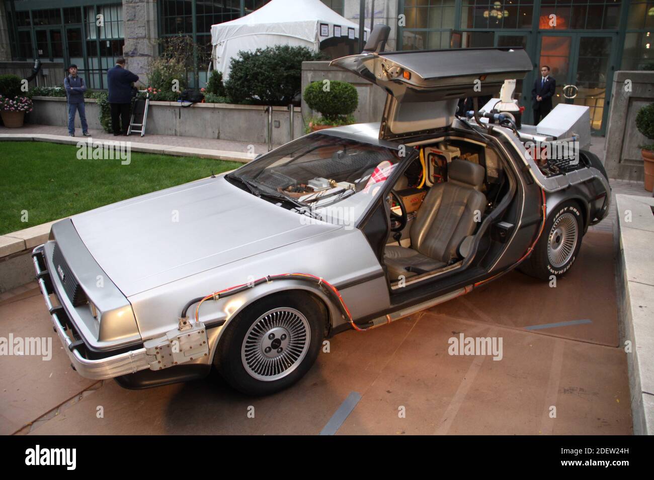 Back to the Future DeLorean Photo By John Barrett/PHOTOlink Stock Photo