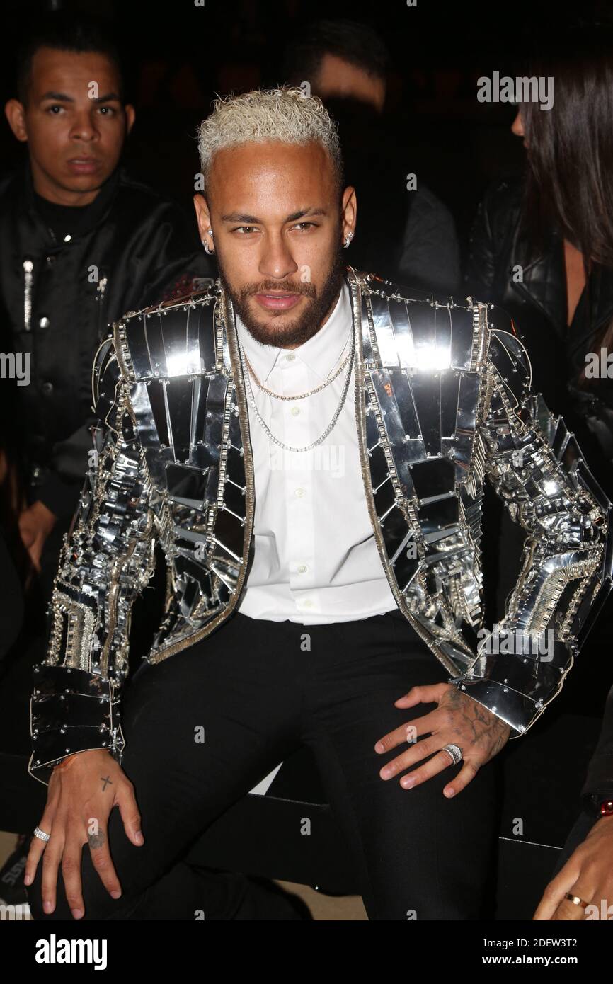 Bling Balmain! Neymar Dazzles In Mirror Jacket