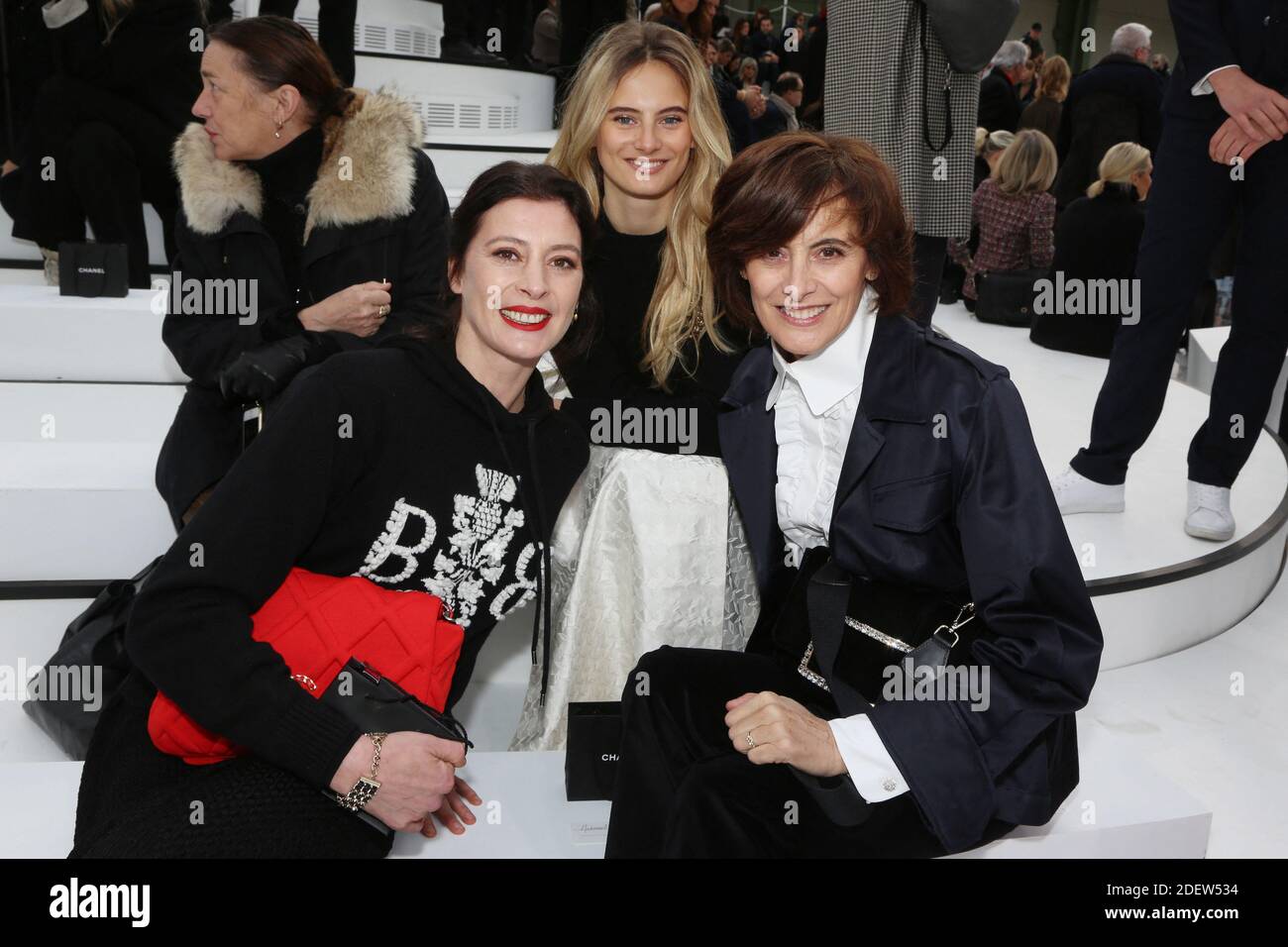 PFW - Chanel Front Row Ines de La Fressange attends the Chanel