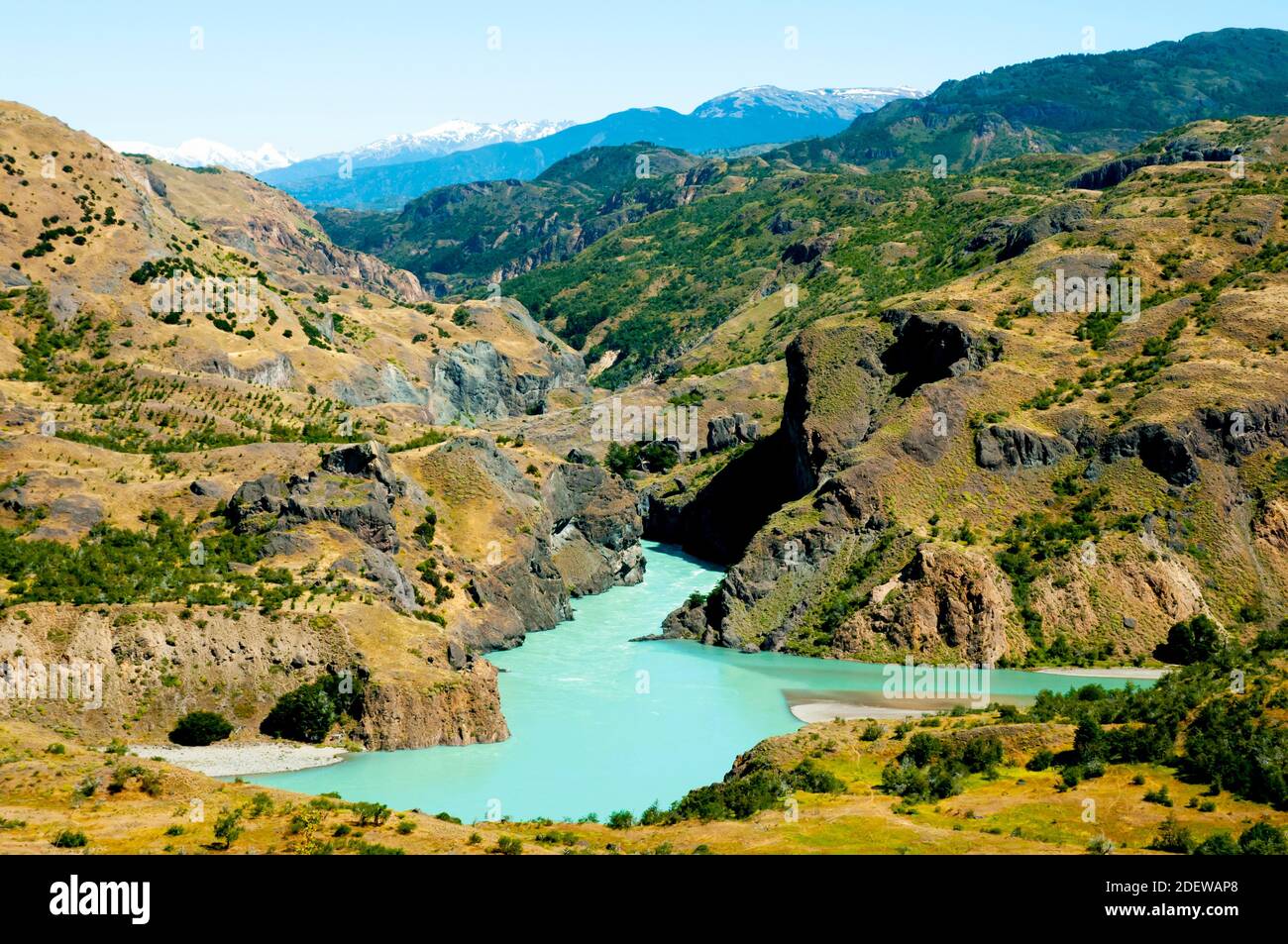 Cochrane River - Patagonia - Chile Stock Photo