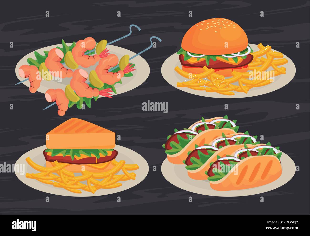 Sandwiche Stock Vector Images - Alamy