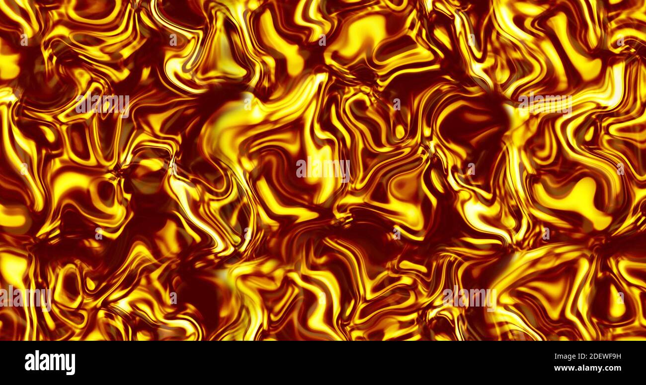 abstract gold liquid wave. Beautiful melted gold. molten gold wavy ...