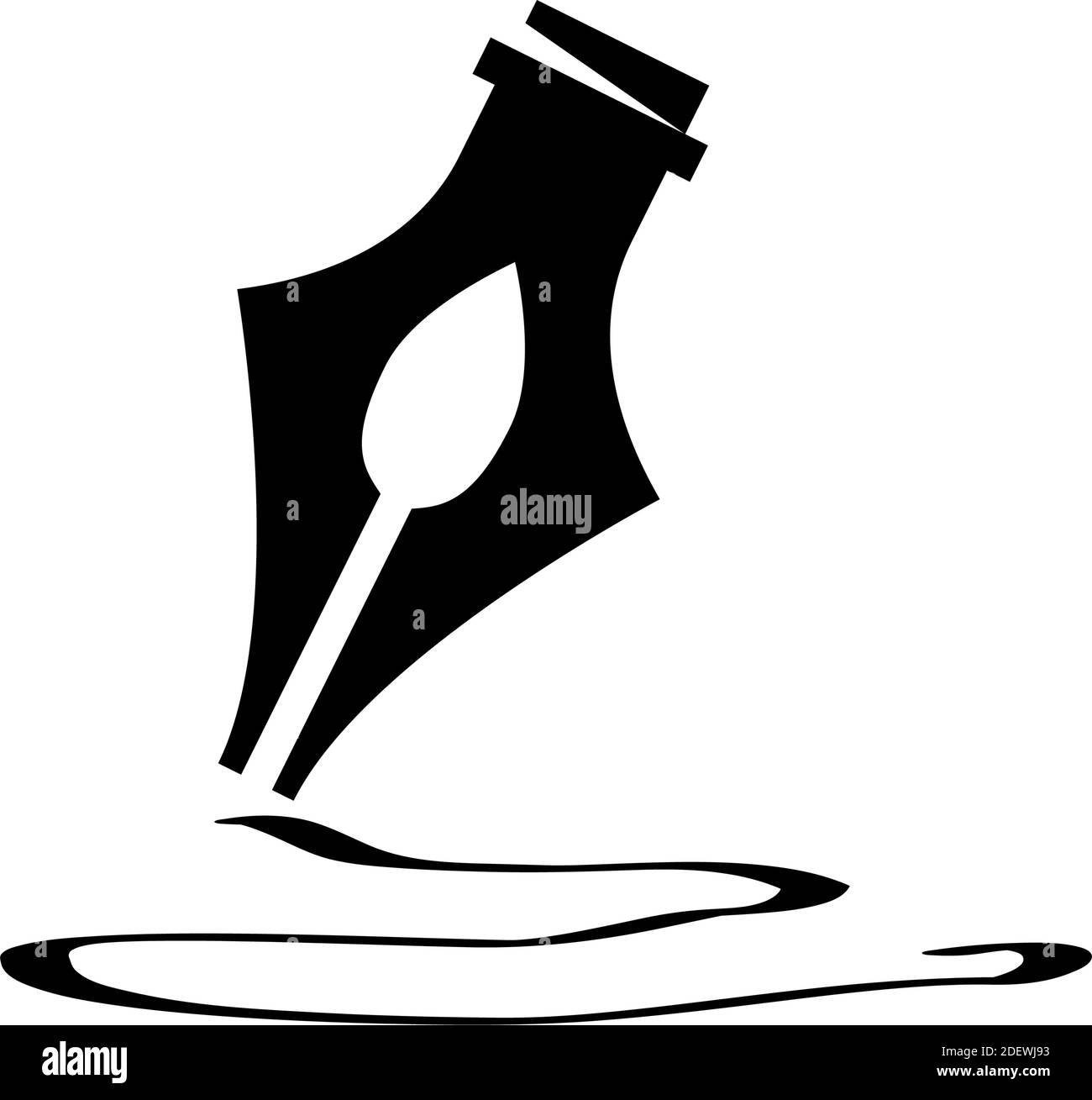 Vector sign signature scrawled with fountain pen Stock Vector Image ...
