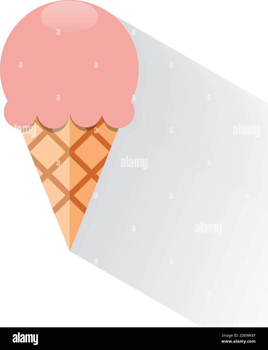 Vector abstract ice cream in flat design Stock Vector Image & Art - Alamy