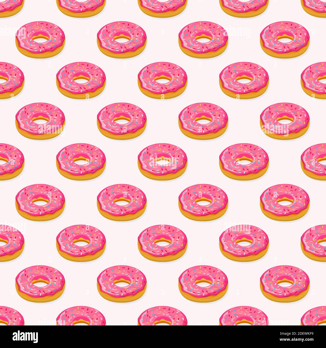 Donuts seamless pattern Stock Vector Image & Art - Alamy