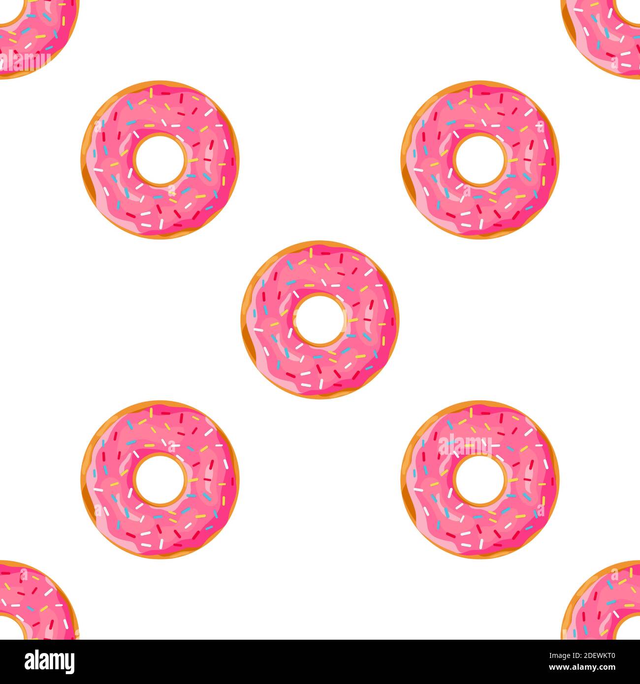 Donuts seamless pattern Stock Vector Image & Art - Alamy