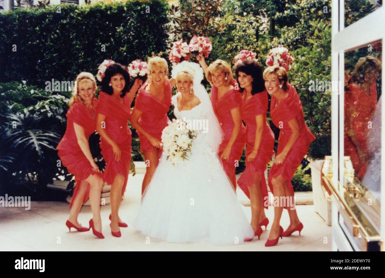 American tennis player Tracy Austin's wedding, 1993 Stock Photo
