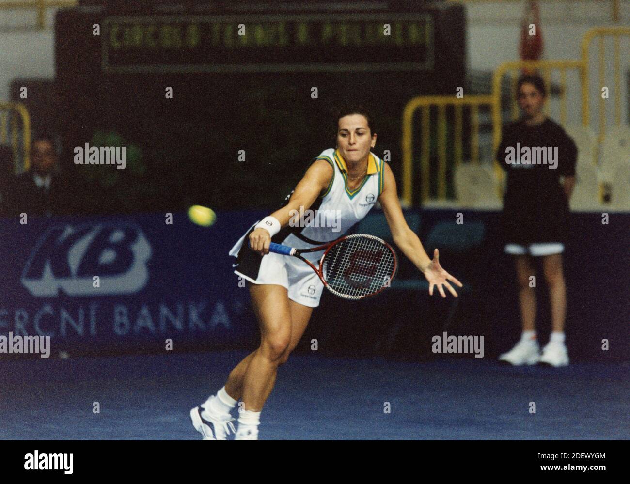 Italian tennis player Silvia Farina, 1990s Stock Photo