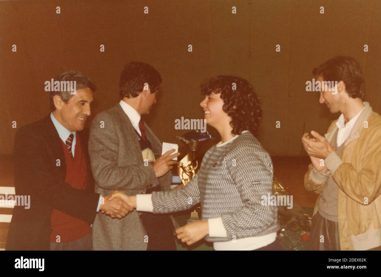 Founder of the Italian magazine Tennis Oggi Sergio Rossi, 1980s Stock Photo