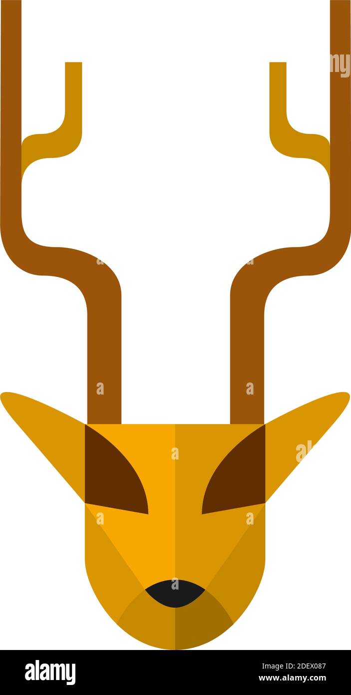 Vector abstract isolated sign deer Stock Vector Image & Art - Alamy