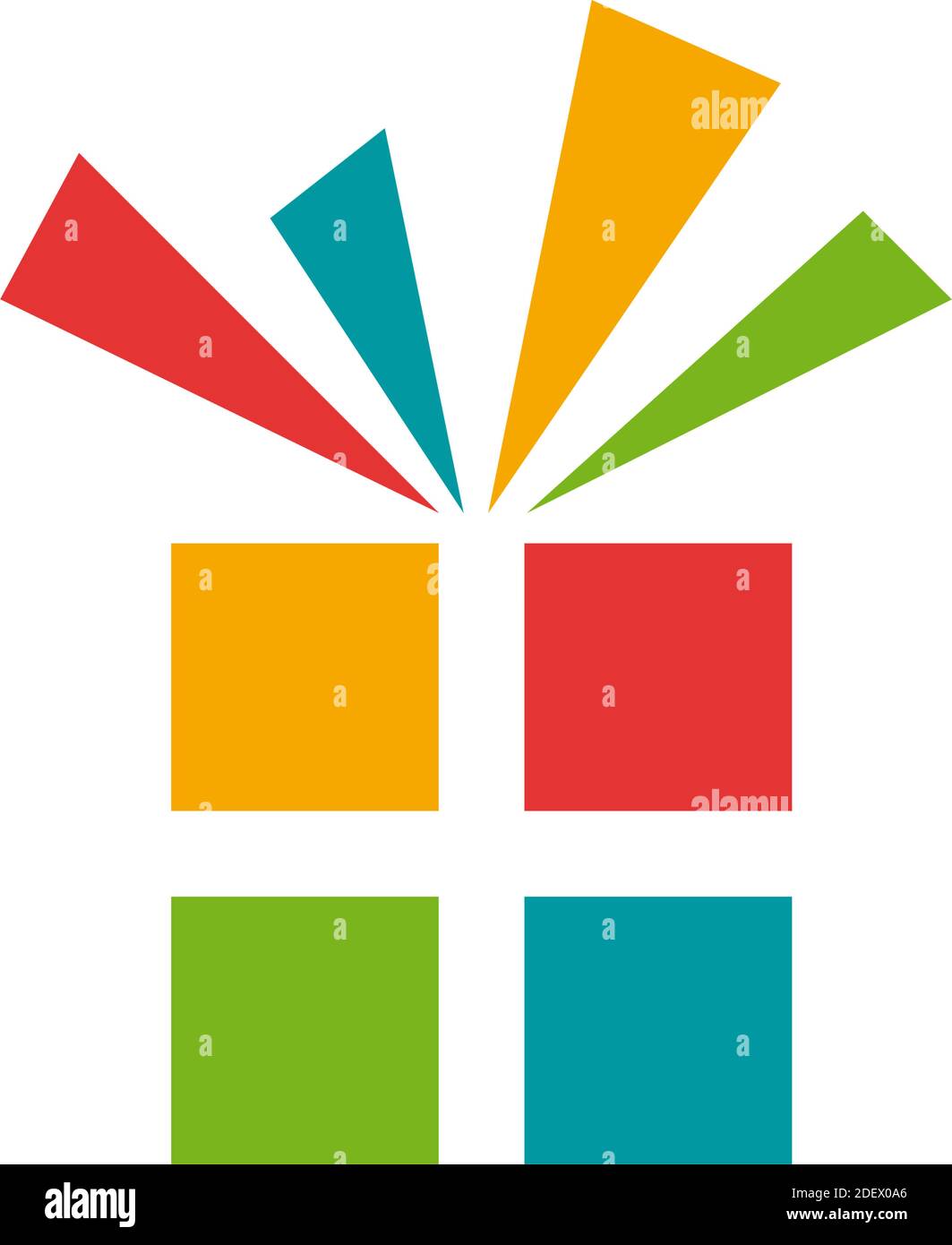 Vector creative box for gift Stock Vector Image & Art - Alamy