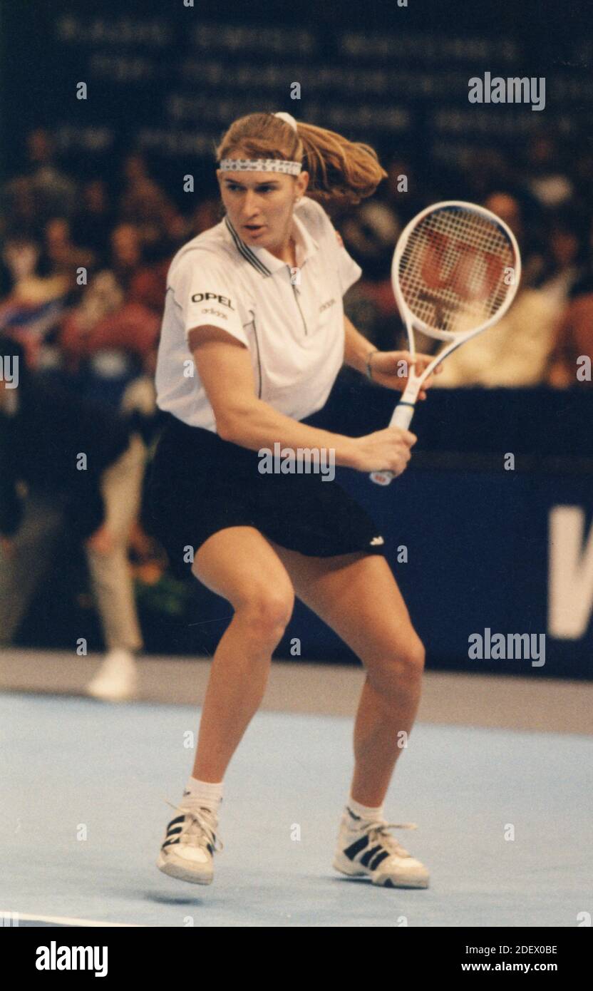 German tennis player Steffi Graf, WTA World Chaps 1995 Stock Photo - Alamy