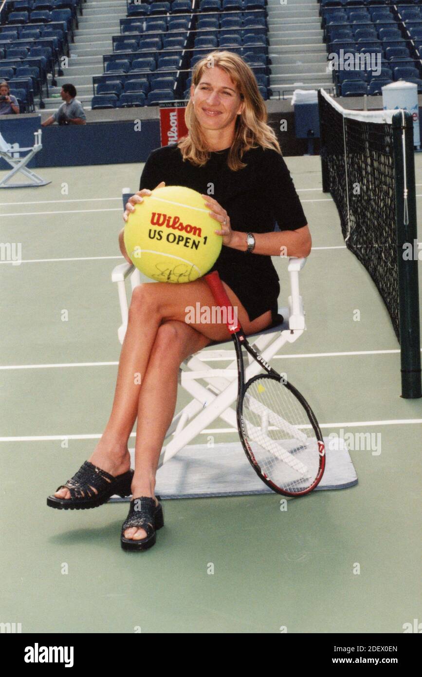 German tennis player Steffi Graf, US Open 1999 Stock Photo