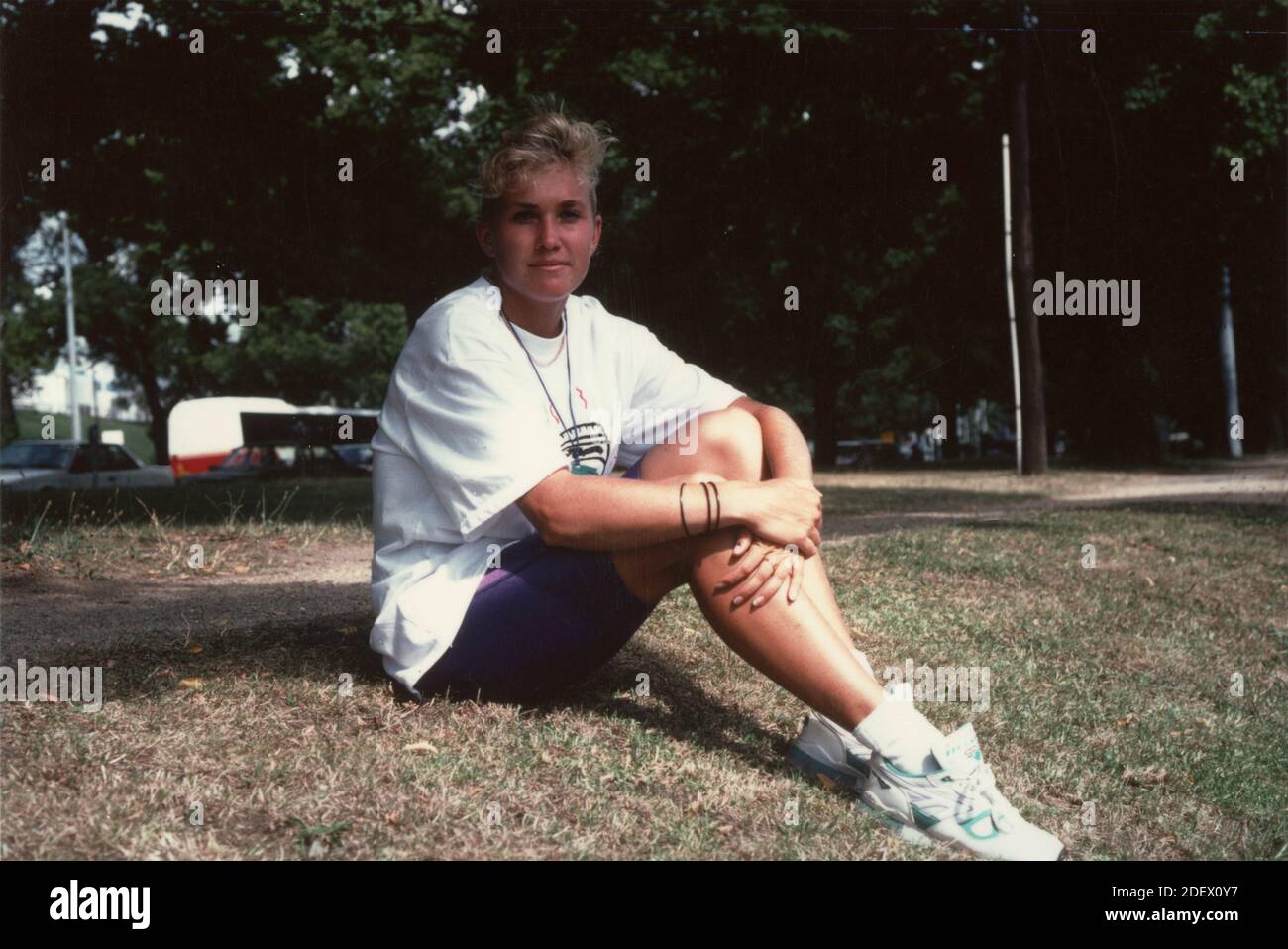 Australian tennis player Rachel McQuillan, Australian Open 1993 Stock Photo