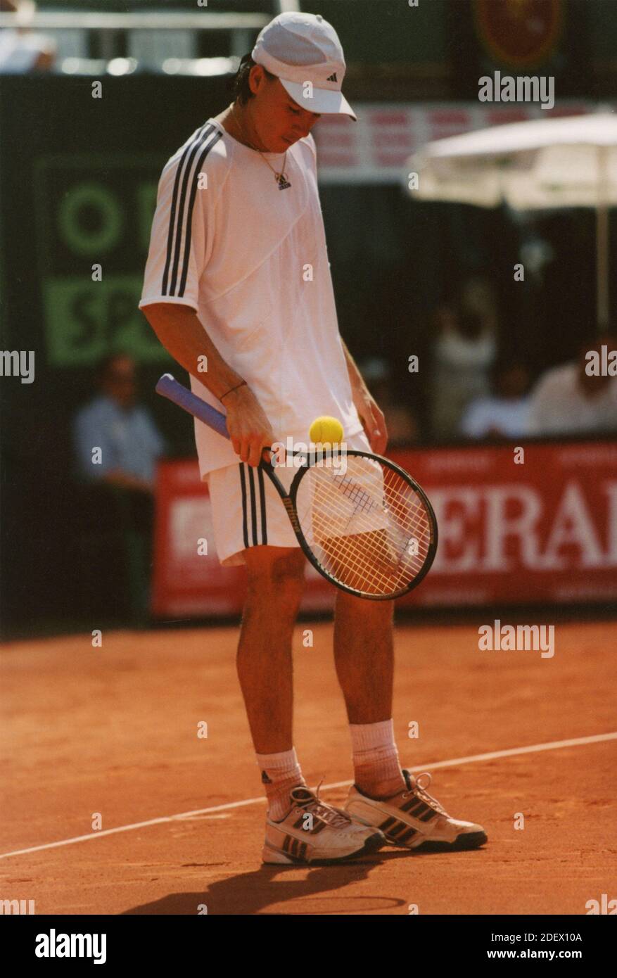 Argentinian tennis player Guillermo Coria, 2003 Stock Photo