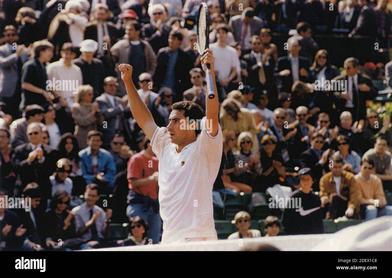 Spanish tennis player Albert Costa, 2000s Stock Photo