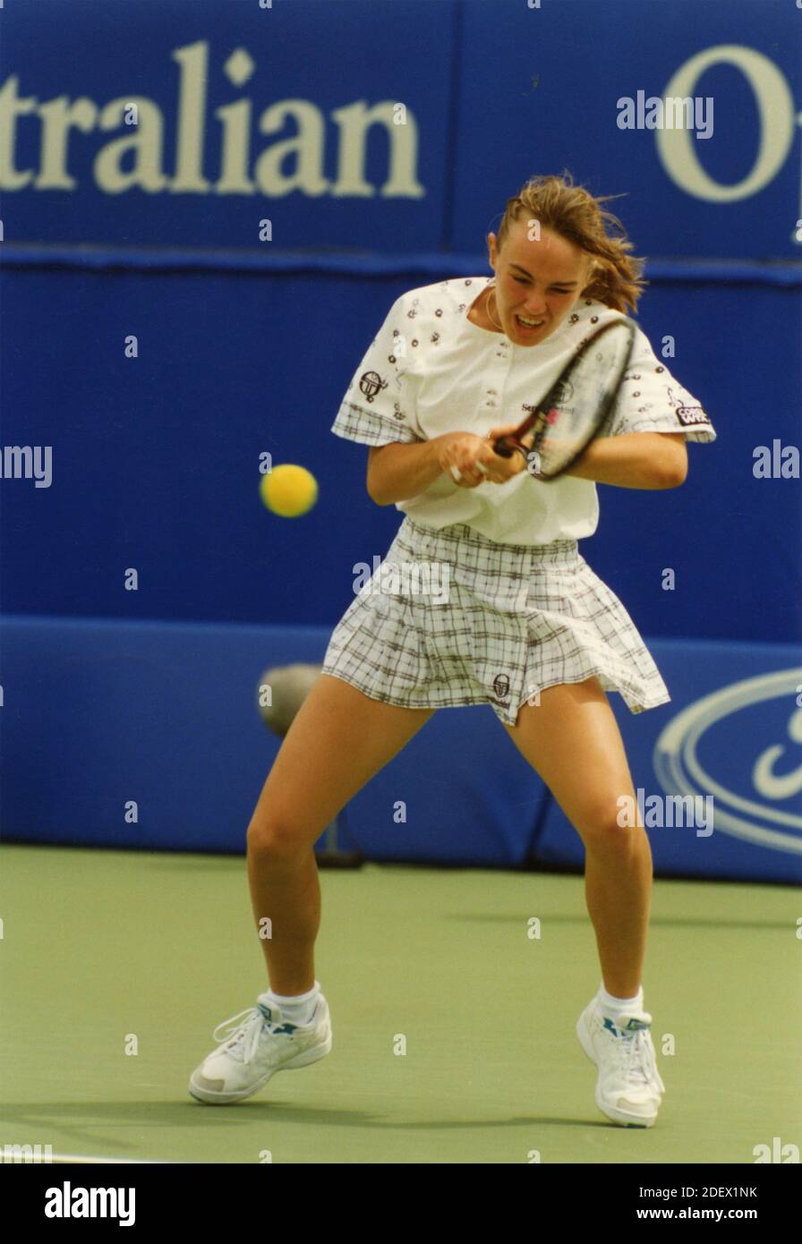 Swiss tennis player Martina Hingis, 1990s Stock Photo - Alamy