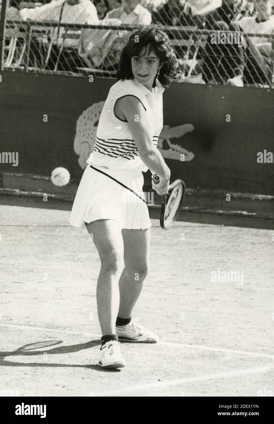 Italian tennis player Annalia Dell'Orso, Roland Garros Juniores 1986 Stock  Photo - Alamy