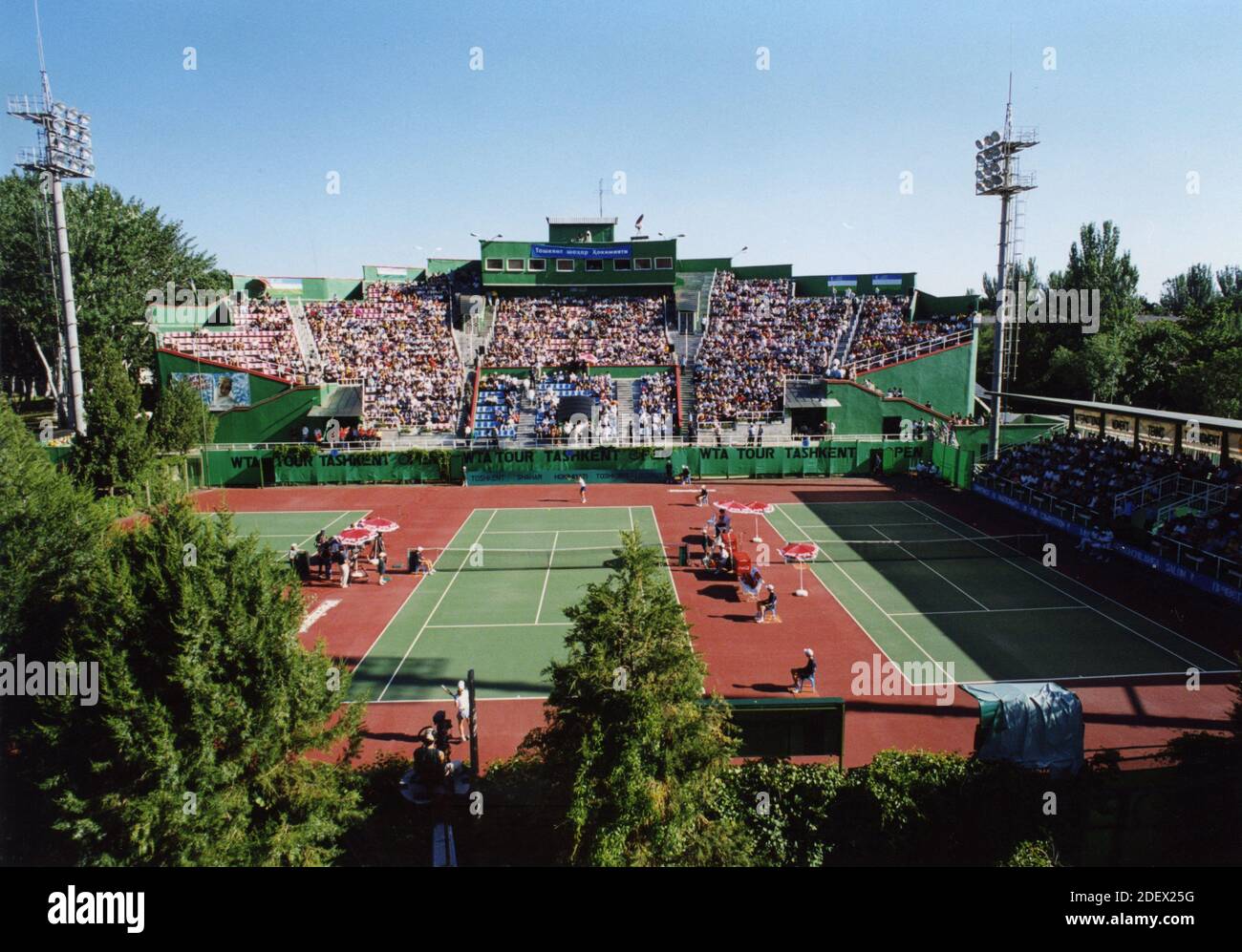 Tashkent Open tennis stadium, Uzbekistan 1999 Stock Photo Alamy