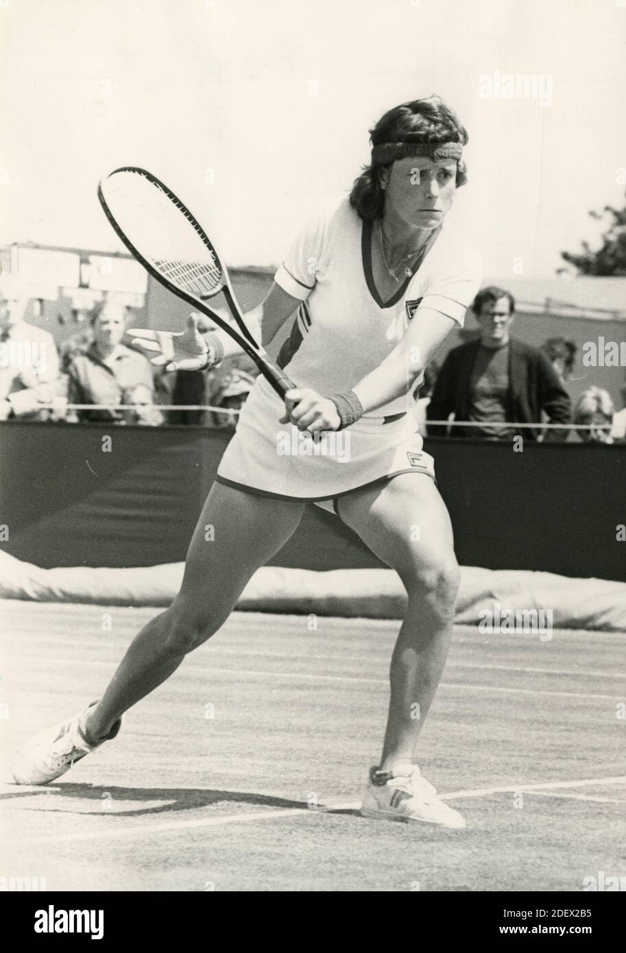 American tennis player Barbara Potter, Wimbledon, UK 1986 Stock Photo -  Alamy