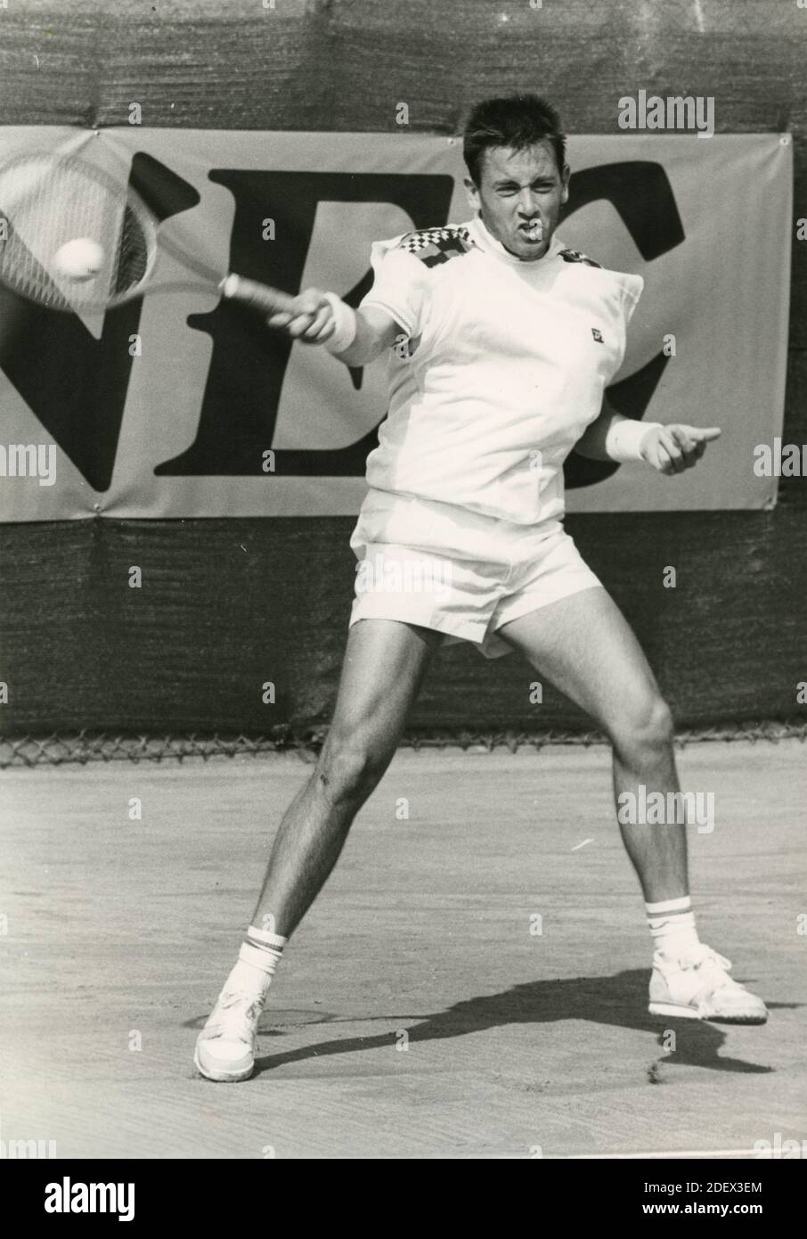 Swedish tennis player Mikael Pernfors, 1980s Stock Photo - Alamy