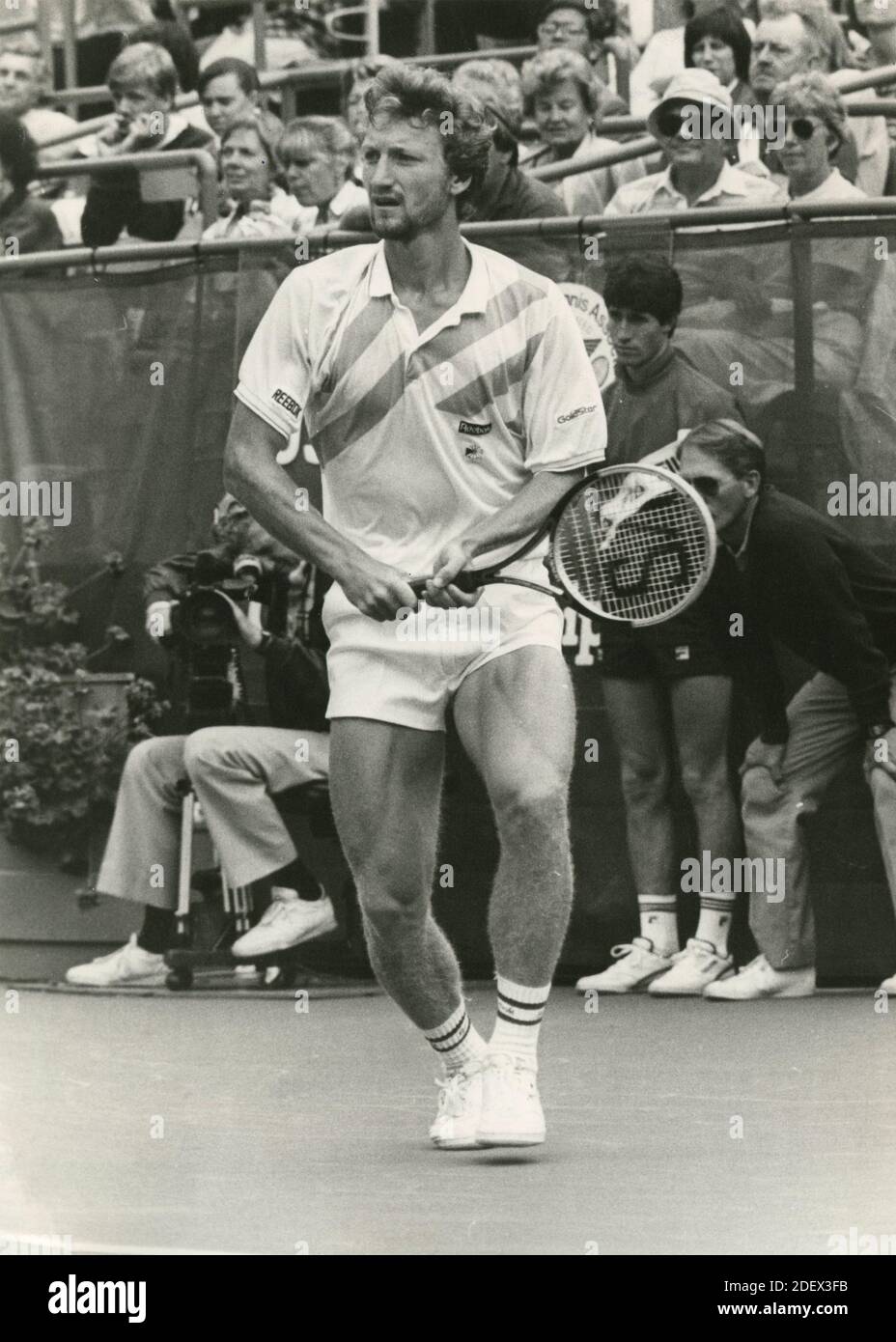 Slovak tennis player Miloslav Mecir, Flushing Meadows 1986 Stock Photo