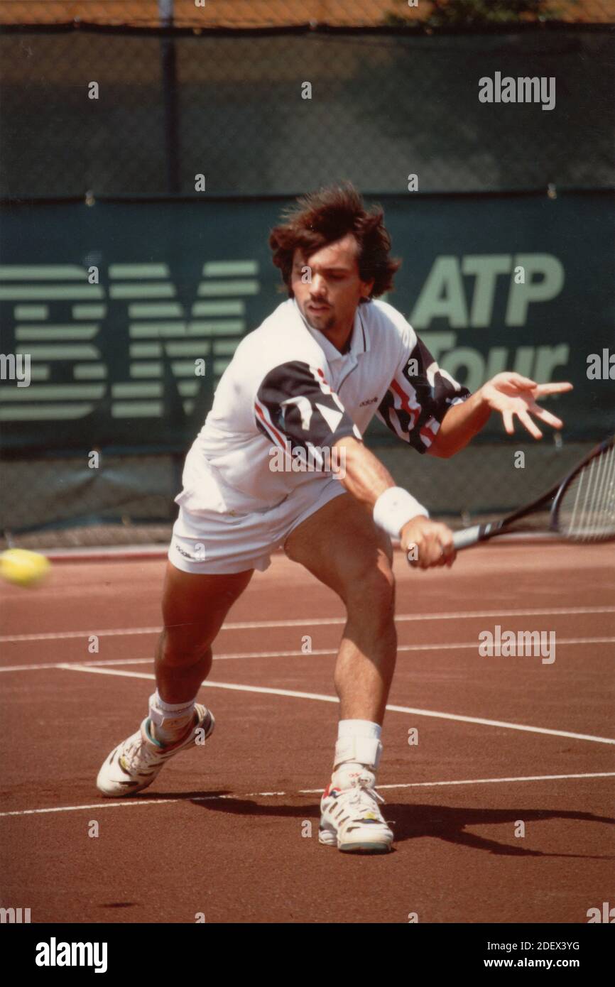 Spanish tennis player Alex Lopez-Moron, 1995 Stock Photo