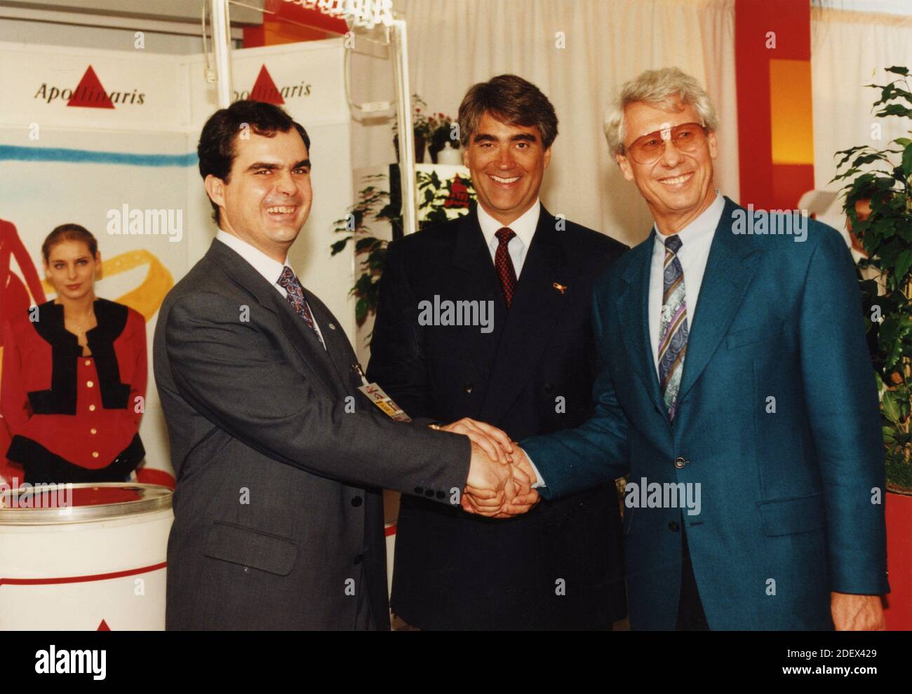 ATP CEO Mark Miles (center), 1990s Stock Photo