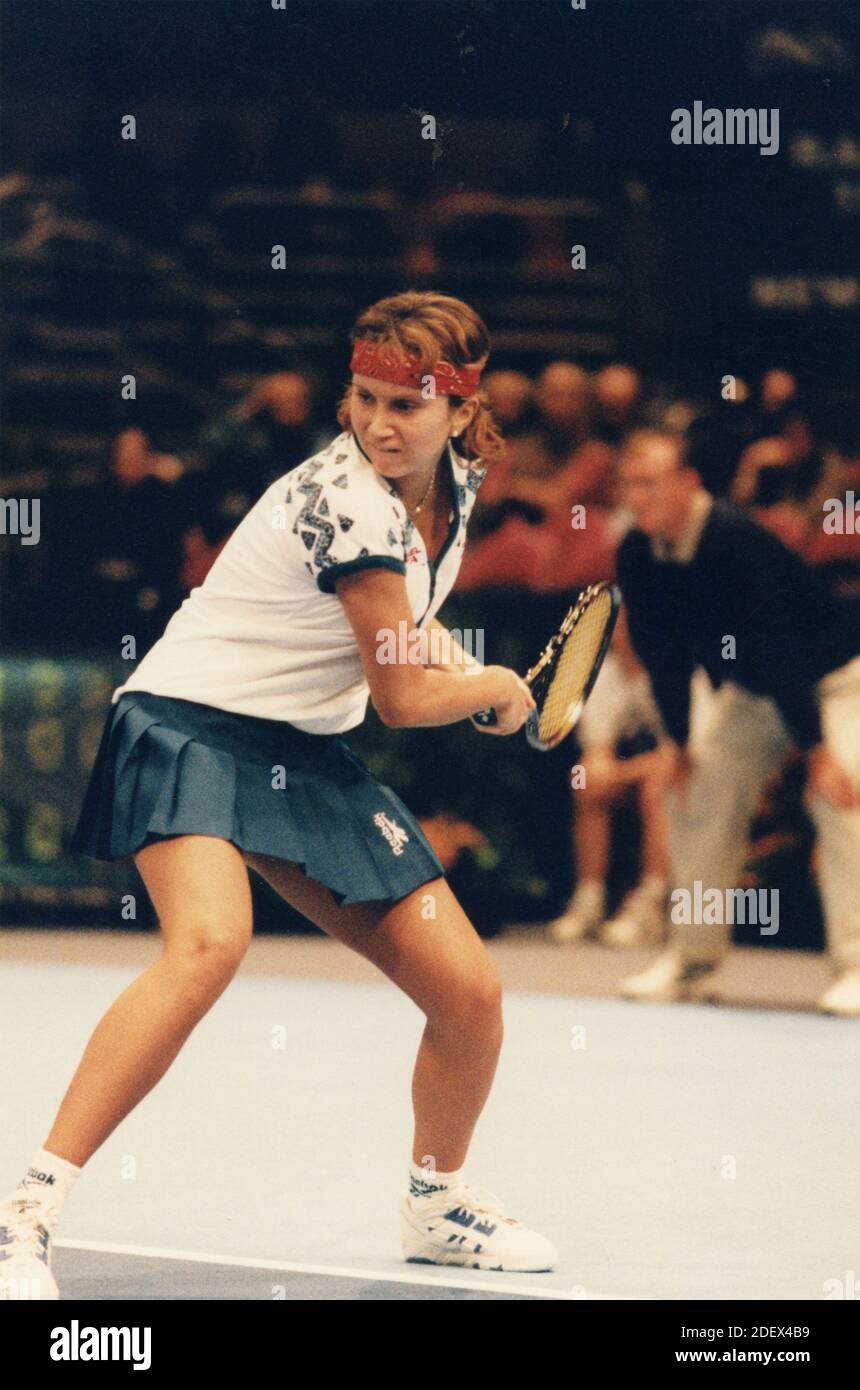 Croatian tennis player Iva Majoli, WTA Tour Chaps 1995 Stock Photo - Alamy