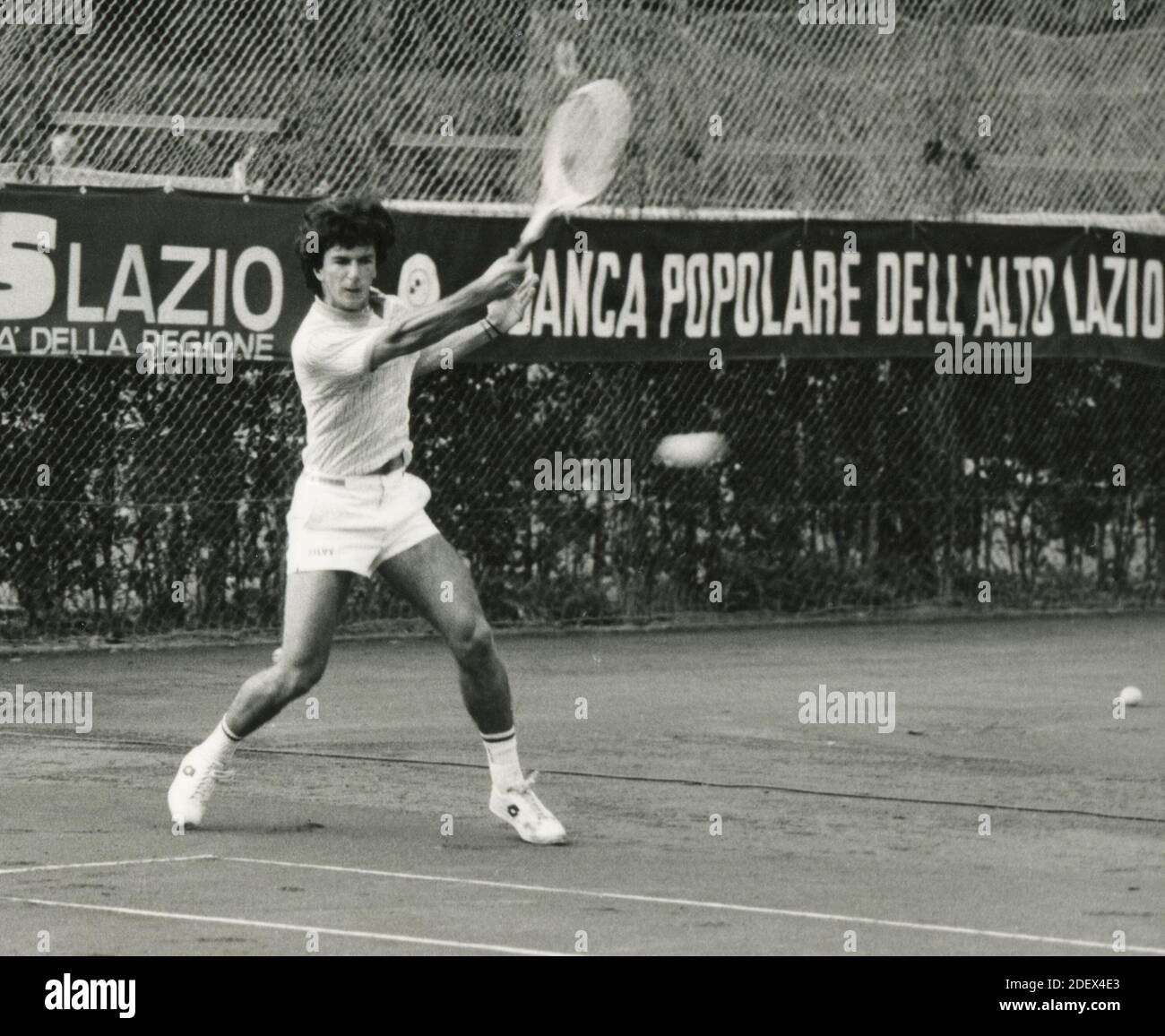 Italian tennis player Edoardo Mazza, 1984 Stock Photo Alamy