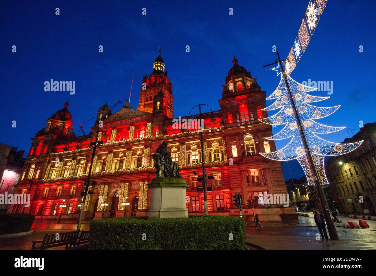 Glasgow, Scotland, UK. 2 December 2020. Pictured Glasgow City Council