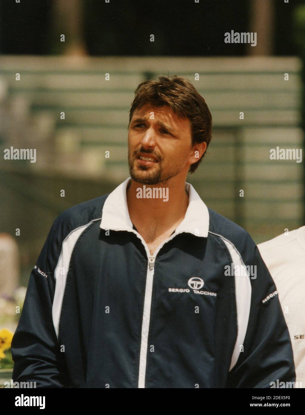 Croatian tennis player Goran Ivanisevich, 1990s Stock Photo